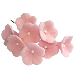 Kwiaty cukrowe dekoracja na tort gałązka różowy